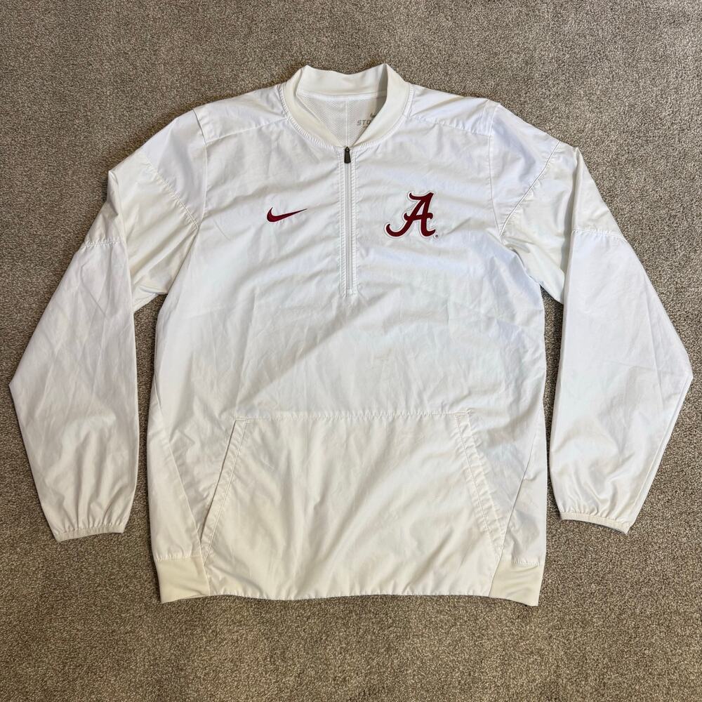 Nike Alabama Crimson Tide 1/4 Zip Pullover Jacket Storm-Fit Windbreaker Men’s M